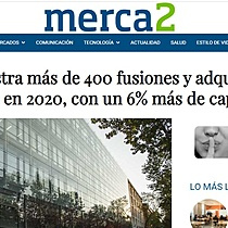 Espaa registra ms de 400 fusiones y adquisiciones tecnolgicas en 2020, con un 6% ms de capital